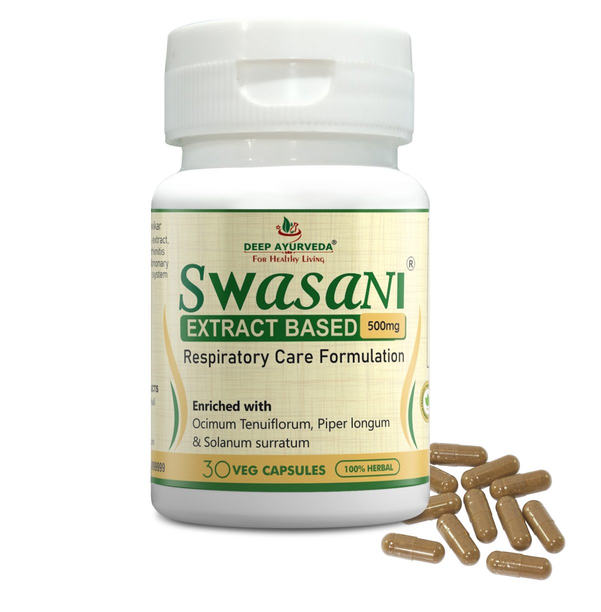 Swasani Herbal Capsule Ayurvedic Capsule Respiratory System