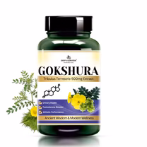 Gokshura Capsules - Boosts Vitality, Muscle Strength & Reproductive Health